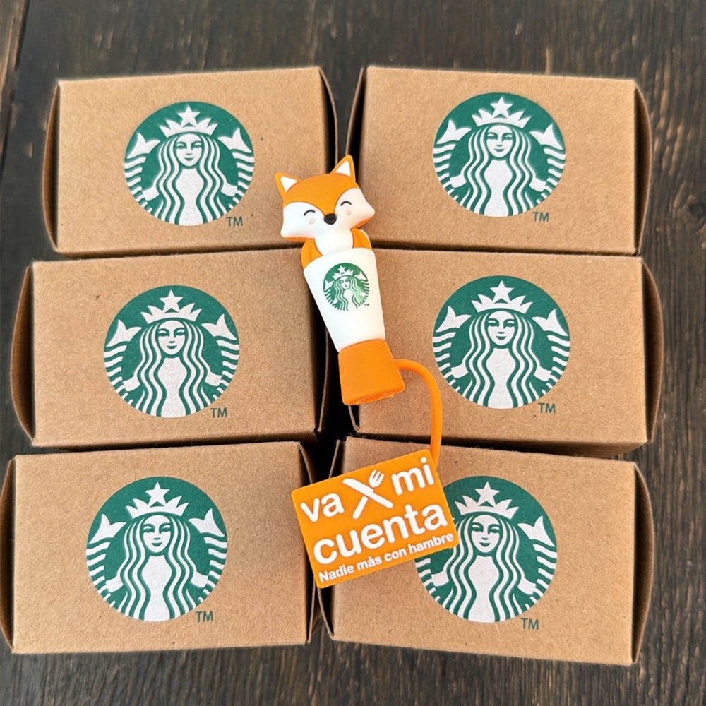 Starbucks Cup Accessories - Fox Straw Cover (From Mexico)